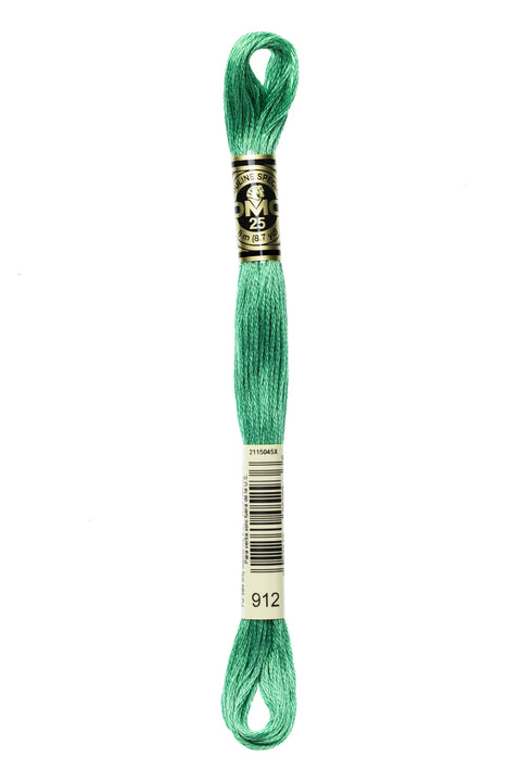 DMC912-Light Emerald Green - DMC Floss