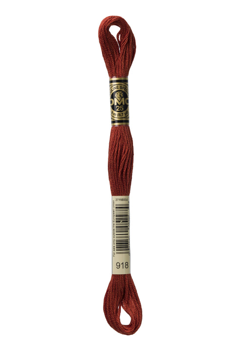 DMC918-Dark Red Copper - DMC Floss