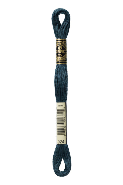 DMC924-Very Dark Gray Green - DMC Floss