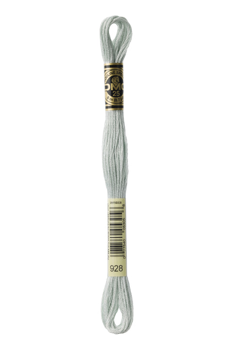 DMC928-Very Light Gray Green - DMC Floss