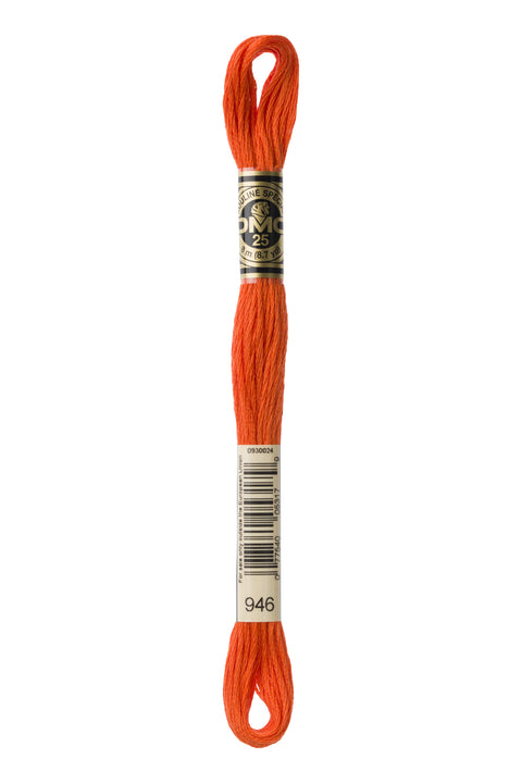 DMC946-Medium Burnt Orange - DMC Floss