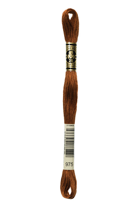 DMC975-Dark Golden Brown - DMC Floss