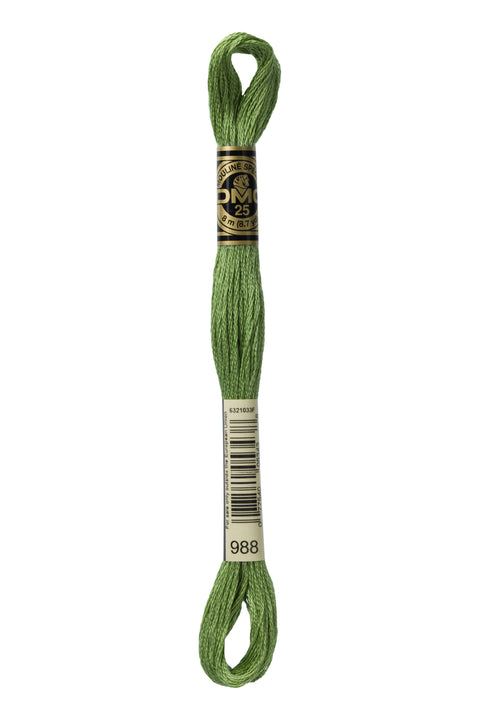 DMC988-Medium Forest Green - DMC Floss