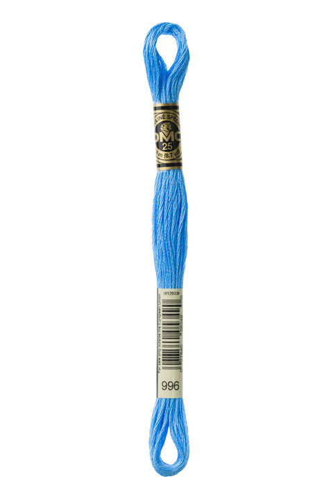 DMC996-Medium Electric Blue - DMC Floss