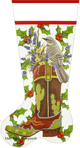 Mocking Bird Boot Stocking