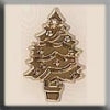 12106 Christmas Tree 20/13mm Gold - Mill Hill Treasure