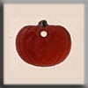 12131 Pumpkin 9mm Matte Orange - Mill Hill Treasure