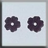 12150 Very Petite Flower Matte Med Amethyst (2) - Mill Hill Treasure