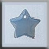12174 Small Flat Star Opal White - Mill Hill Treasure