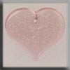 12182 Medium Floral Embossed Heart Pale Rose - Mill Hill Treasure
