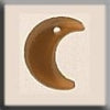 12185 Small Crescent Moon Matte Light Topaz - Mill Hill Treasure