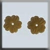 12210 Petite Flower (2) Matte Light Topaz - Mill Hill Treasure
