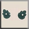12230 Petite Leaves Matte Dark Green - Mill Hill Treasure