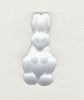 12242 Petite Standing Rabbit Matte Crystal - Mill Hill Treasure