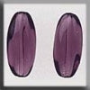 12261 Fancy Olive Bead Bright Amethyst - Mill Hill Treasure