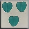 12276 Channeled Heart Matte Emerald - Mill Hill Treasure