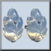 12304 Flower Petal White Opal - Mill Hill Treasure