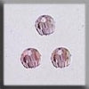 13017 Round bead light Amethyst AB (3) - Mill Hill Treasure