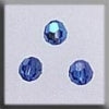 13020 Round Bead Sapphire AB (3) - Mill Hill Treasure