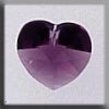 13037 Small Heart Amethyst - Mill Hill Treasure