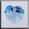 13038 Small Heart Aquamarine - Mill Hill Treasure