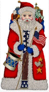 Patriotic Santa