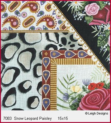 Snow Leopard Paisley