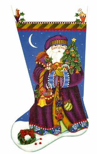 Fancy Santa Stocking