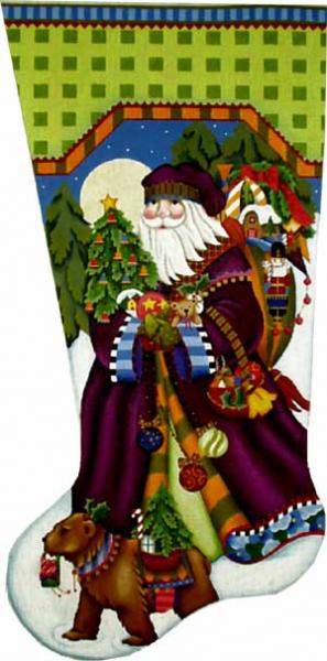 Fancy Santa Stocking