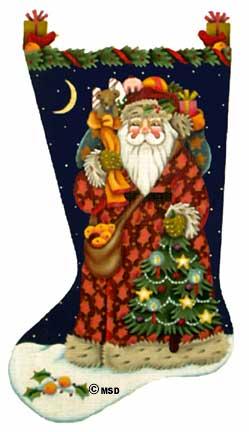 Old Fashioned Santa Stocking