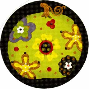 Fancy Pumpkins - Green Flowers