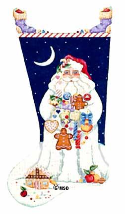 Candy  Santa Stocking
