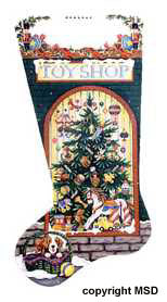 Boy's Christmas Tree Stocking