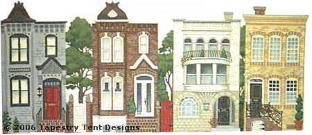 Row of Houses - 18ct