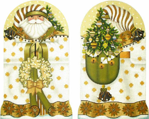 Golden Santa (2 sided)