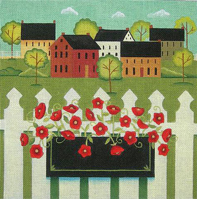 Town With Flower Box