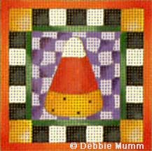 Candy Corn - Halloween Square