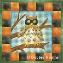 Masked Owl - Halloween Square