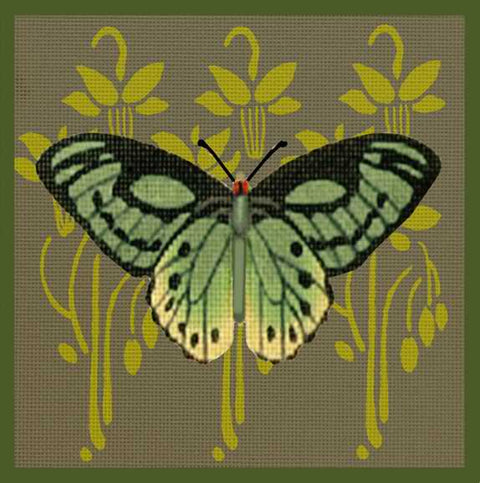 Black/Blue Butterfly