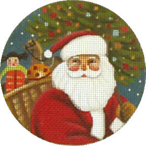 Santa Tree/Horse Ornament