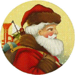 Santa Horn Ornament