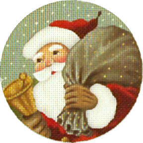 Santa Bell Ornament
