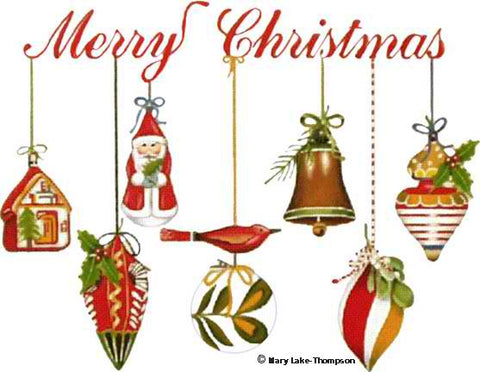 Merry Christmas Ornaments
