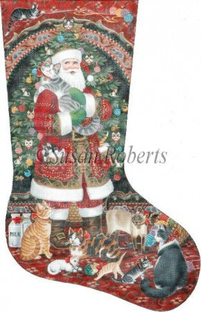 Santa and Kitties Stocking
