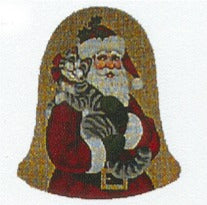 Santa and Kitties Ornament