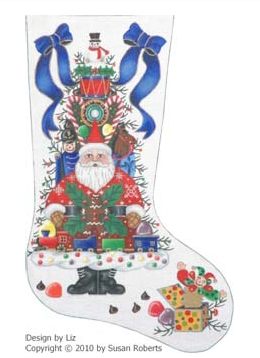 Santa Goodie Tree - Boy Stocking
