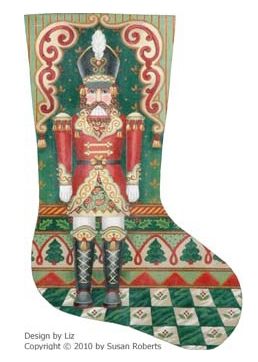 Nutcracker Christmas Stocking - 13ct