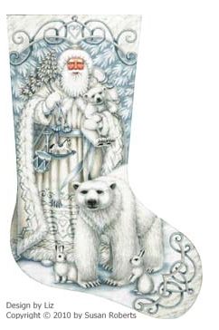 Santa & Arctic Friends Stocking