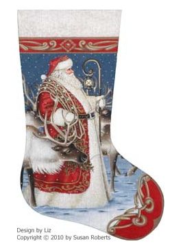 Reindeer Round Up Stocking