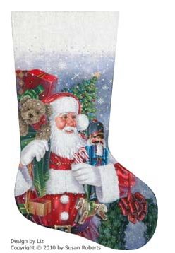 Santa's Ready To Go Stocking